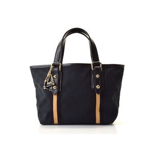 Gucci GG black canvas handbag charm